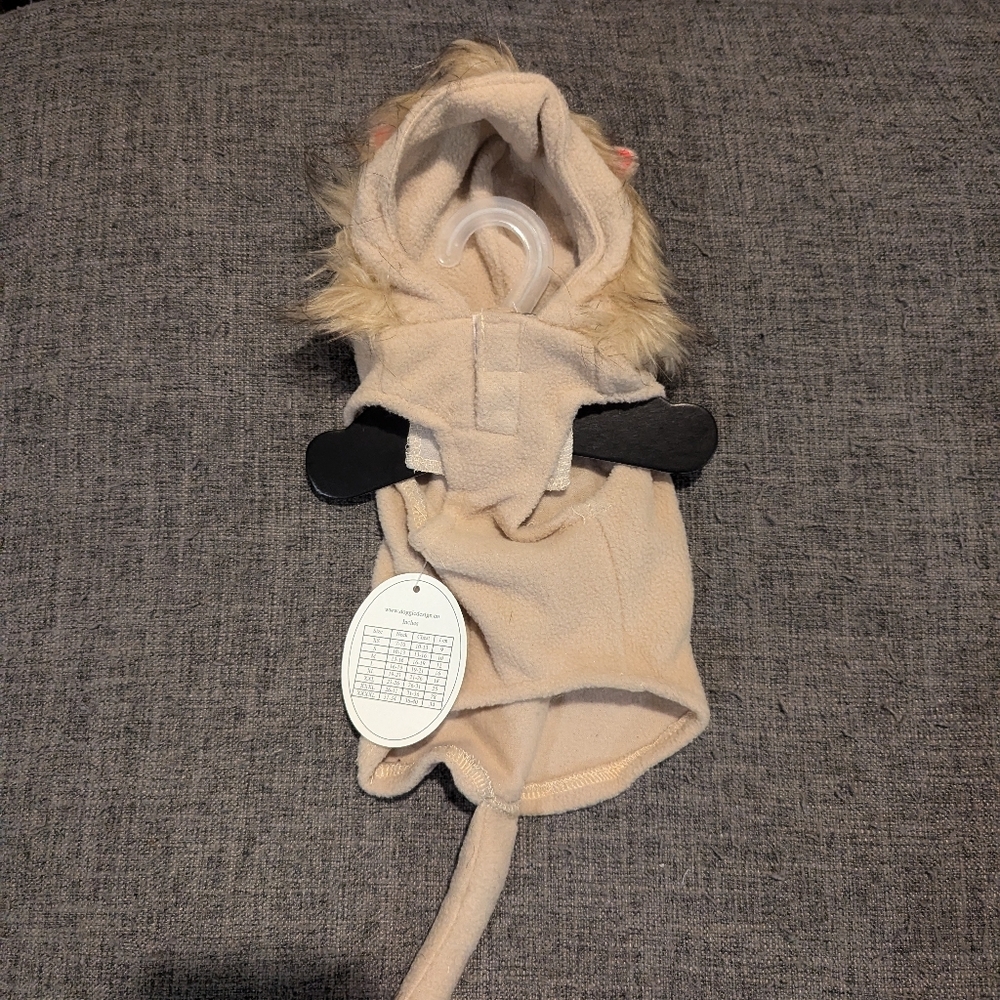 Dog Costumes - Lion Halloween Costume For Pets Size XS and XL - Picture 5 of 7